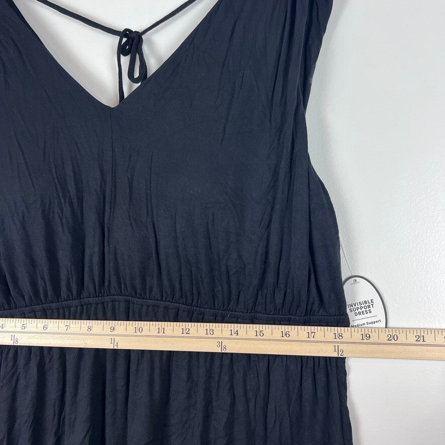 Soma Intimates Black Goddess Bra Dress XL Invisible Support NWT MSRP $79