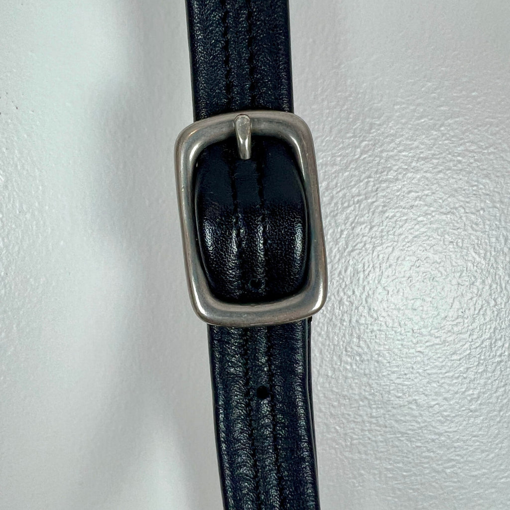 SAS Genuine Leather Black Crossbody Organizer Bag Adjustable Strap USA Made