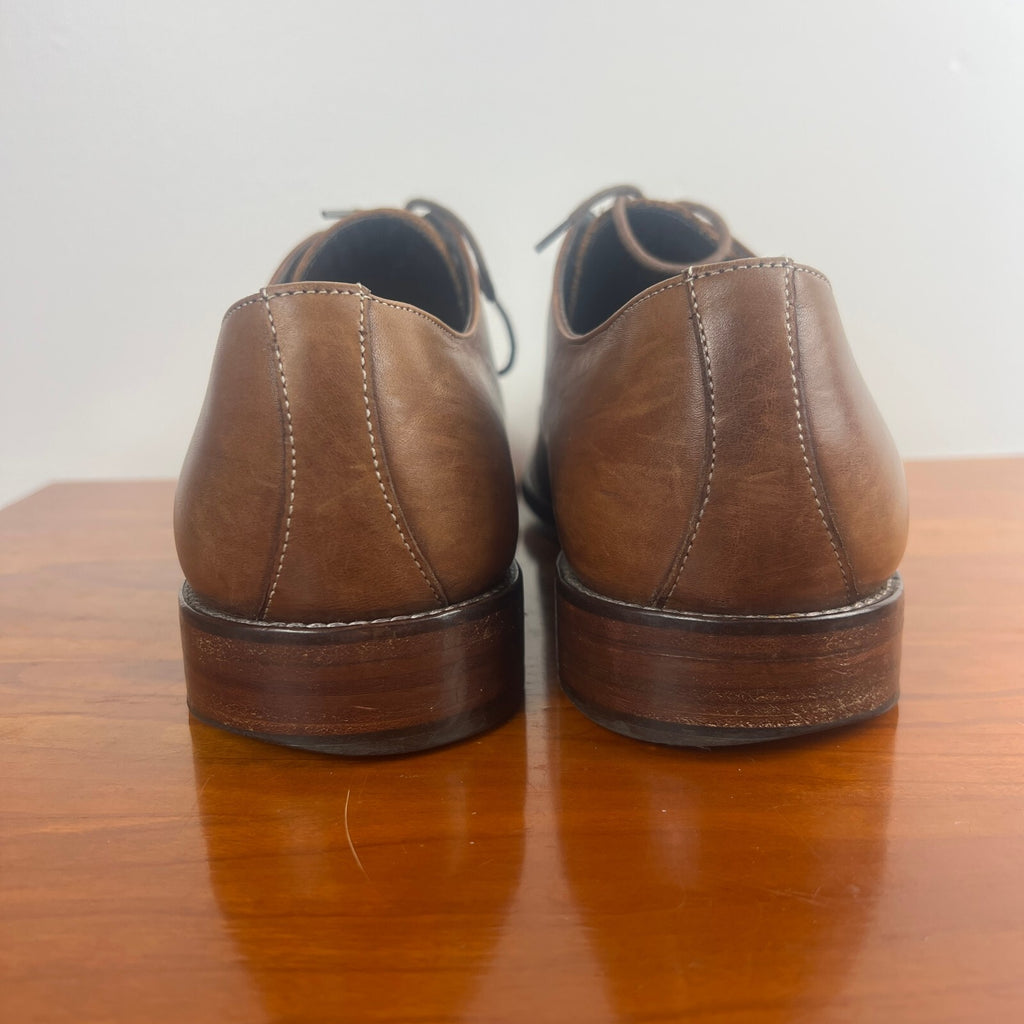 To Boot New York Adam Derrick Brown Leather Derby Dress Shoes Men's Size 10