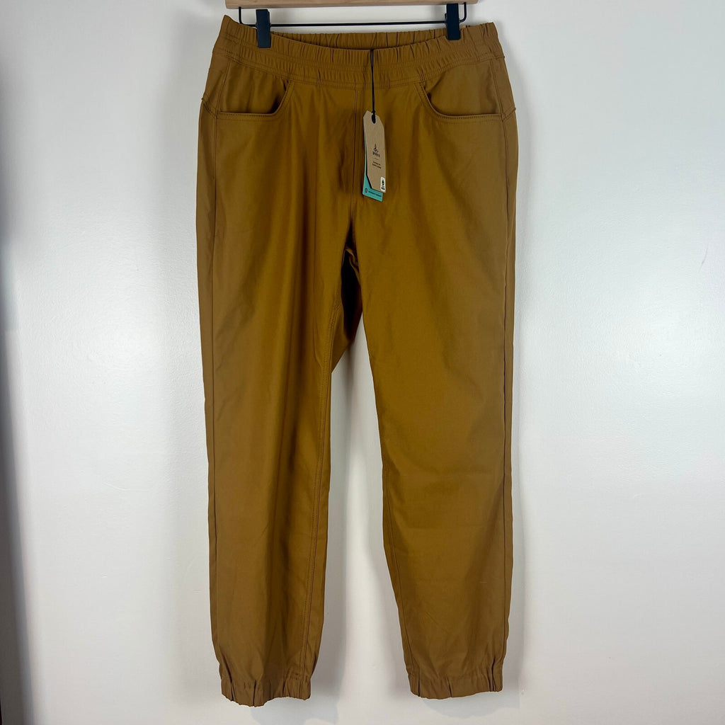 NWT prAna Halle E-Waist Jogger II Women's 12 Antique Bronze Hiking Pants