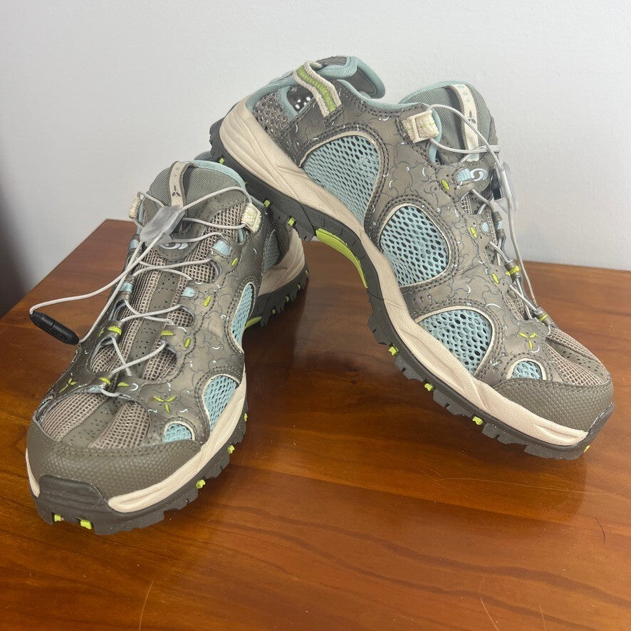 Salomon Tech Amphibian Water Hiking Shoes Gray Blue Women's 7.5 EU39.5