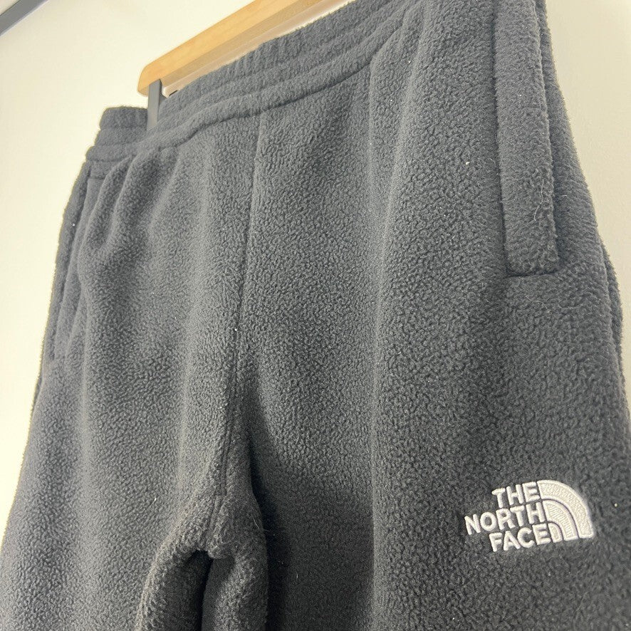 The North Face Men's Black Fleece Jogger Sweatpants Medium Circular Design NWOT