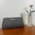 xBebe Black Monogram Crossbody Bag Gold Chain Strap NWT Logo Chic Style