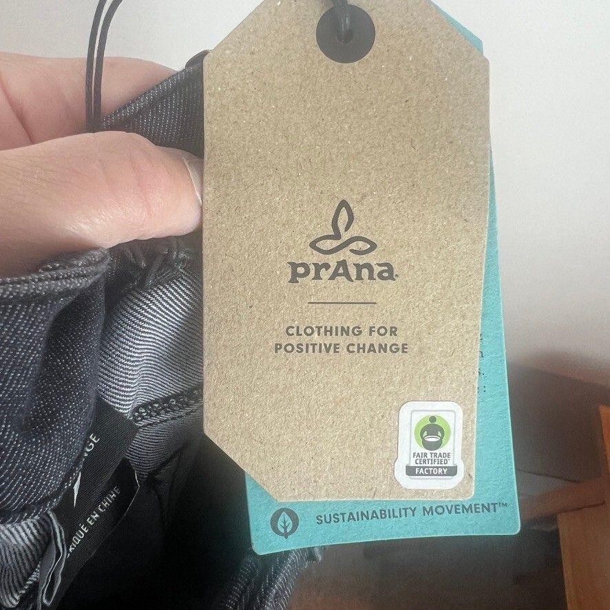 NWT prAna Kayla High Rise Skinny Jeans Gray Denim Women's Size 8 Regular