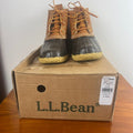 L.L.Bean Women's 6" Bean Boots Tan Brown Leather Duck Boots Size 8 M NWT
