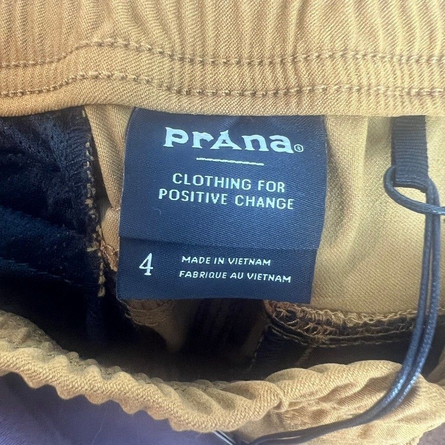 NWT prAna Halle E-Waist Jogger II Women's 4 Antique Bronze Hiking Pants