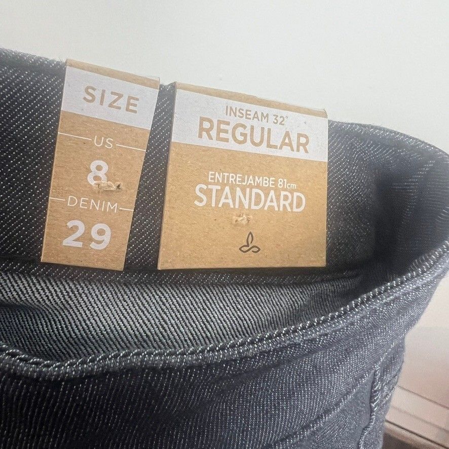 NWT prAna Kayla High Rise Skinny Jeans Gray Denim Women's Size 8 Regular