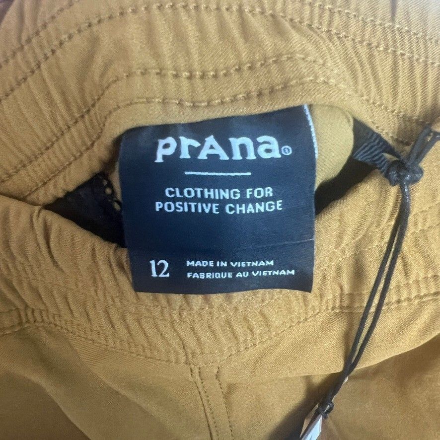 NWT prAna Halle E-Waist Jogger II Women's 12 Antique Bronze Hiking Pants