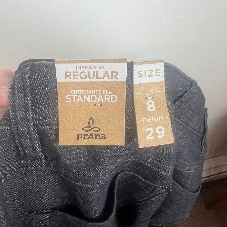 NWT prAna Kayla High Rise Skinny Jeans Gray Denim Women's Size 8 Regular